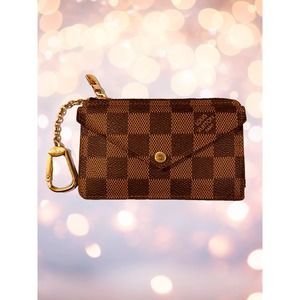 Louis Vuitton Card Holder Recto Verso Damier Red interior **SOLD**